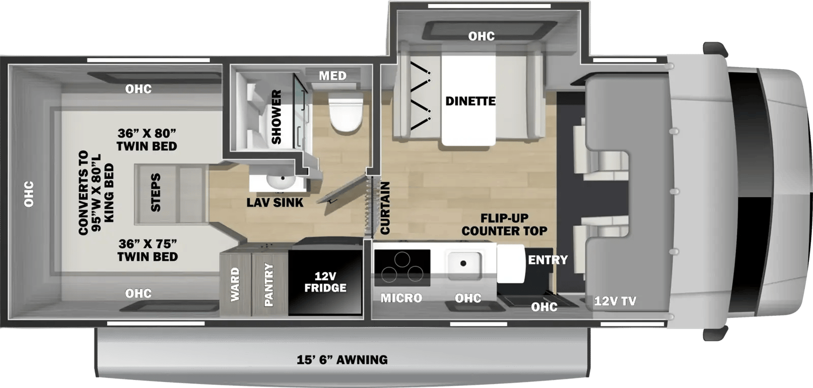 Forest River Solera 2532S floorplan