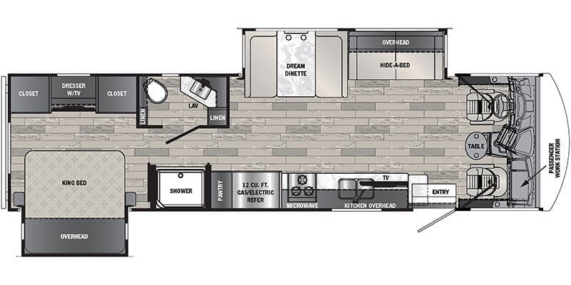 2025 Forest River Georgetown 3 Series GT3 32A3 floorplan