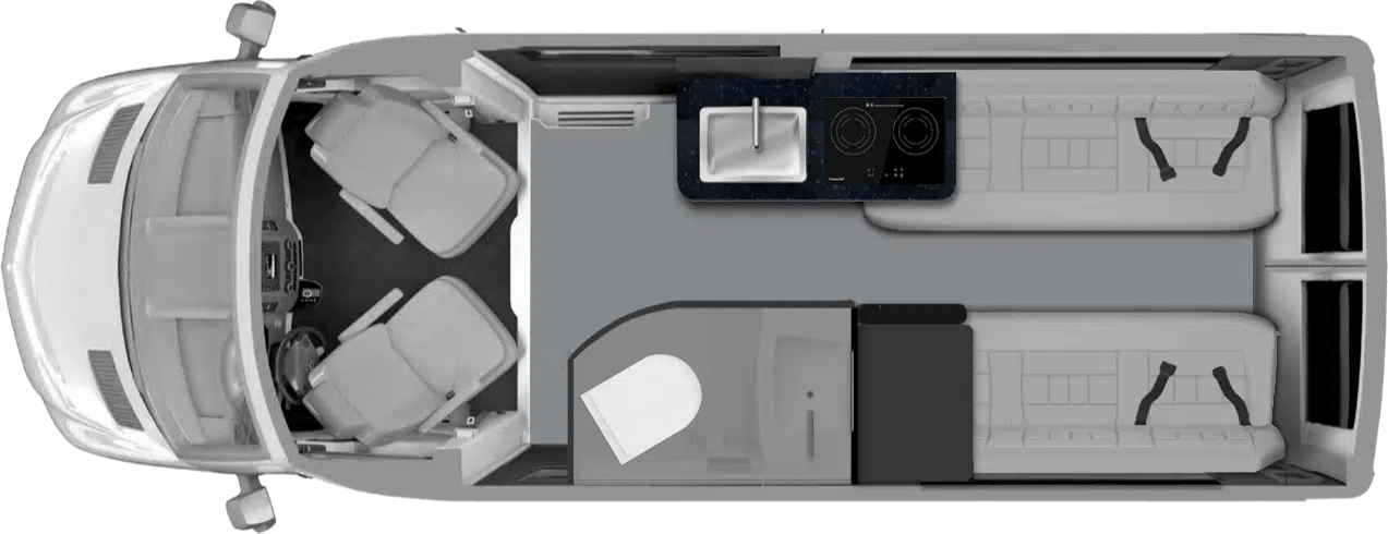 2024 Grech RV TURISMO-ion Twin floorplan