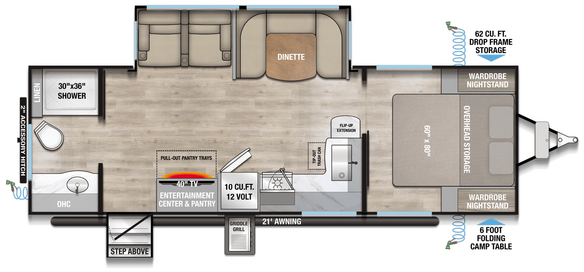 Alliance RV Delta 262RB floorplan