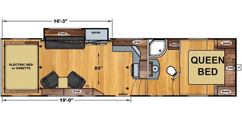 2021 Eclipse Attitude Lite 2919SAG floorplan