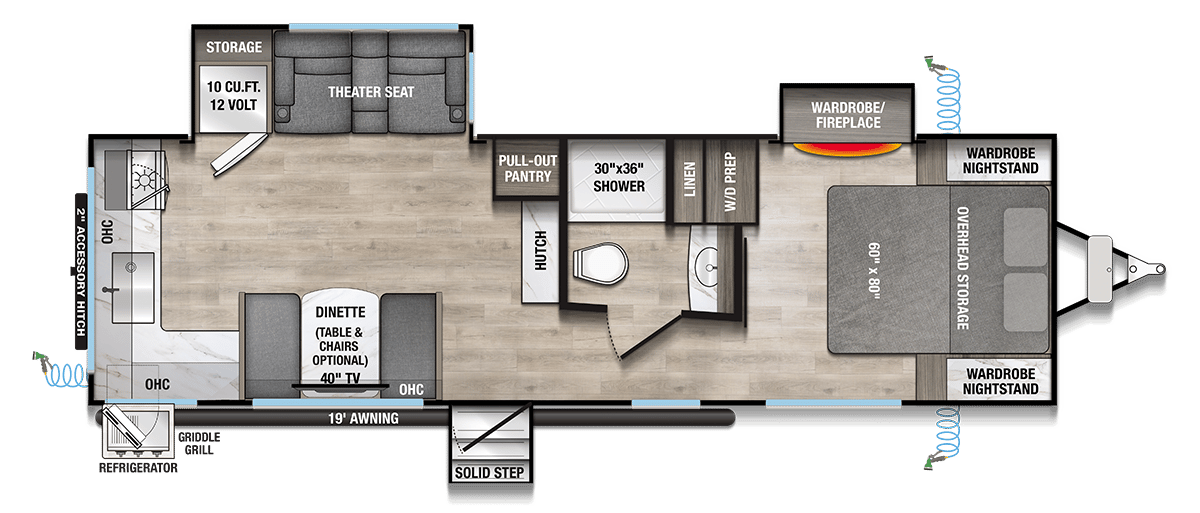 Alliance RV Delta 274RKW floorplan