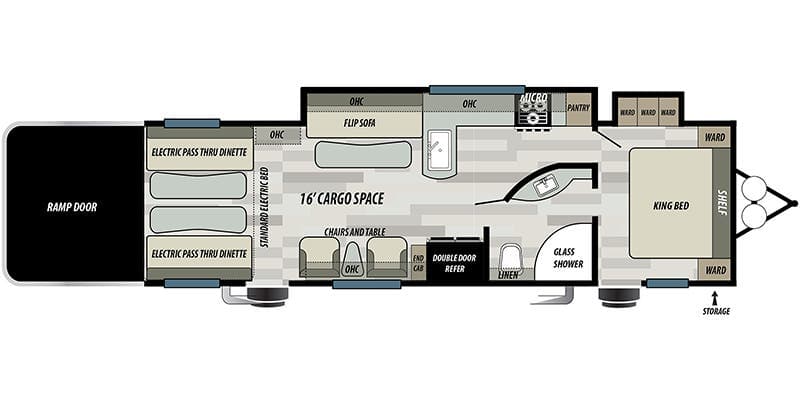 2021 Forest River Sandstorm 304G SLR floorplan