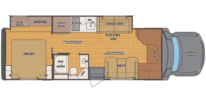 2019 Renegade RV Veracruz 35FWS floorplan