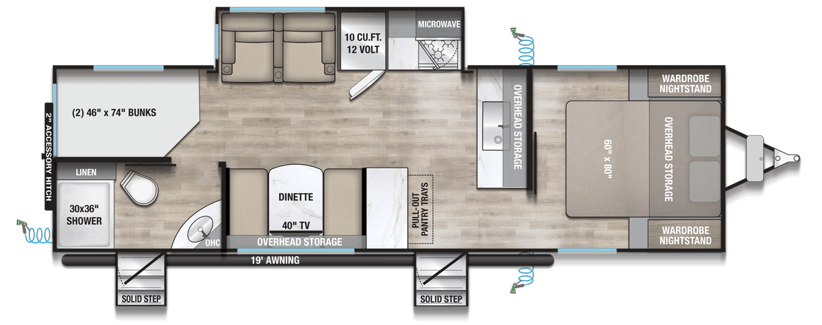 Alliance RV Delta BH271 floorplan