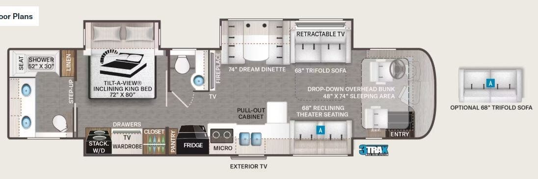 2026 Thor Motor Coach Aria 3901 floorplan