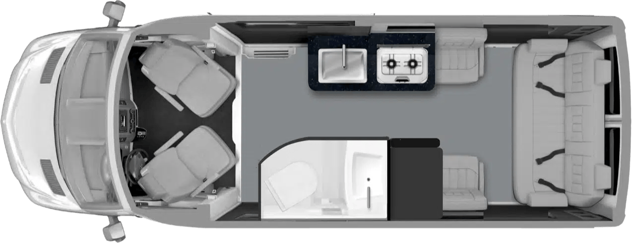 2026 Grech RV TURISMO-ion AWD Tour floorplan