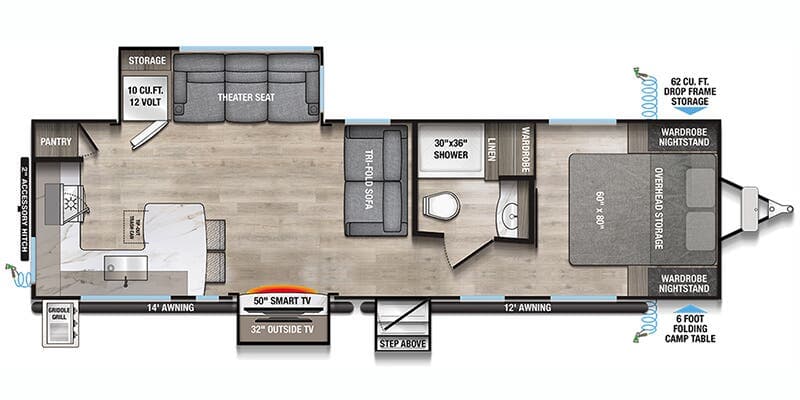 2025 Alliance RV Delta 294RK floorplan