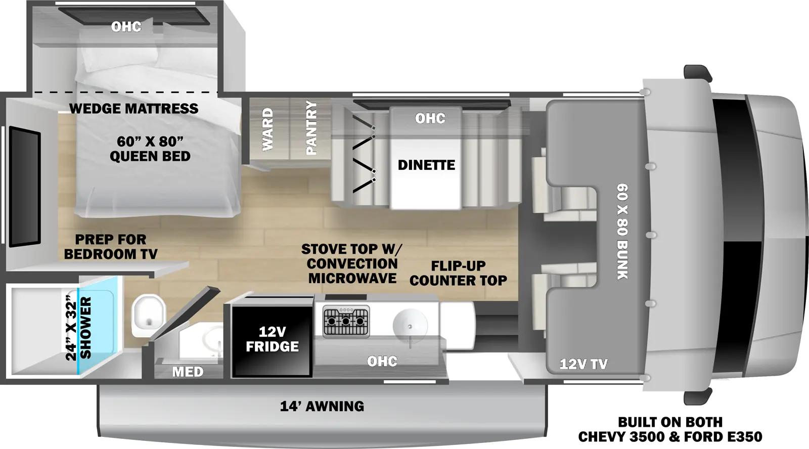 2027 Forest River Solera 23S floorplan
