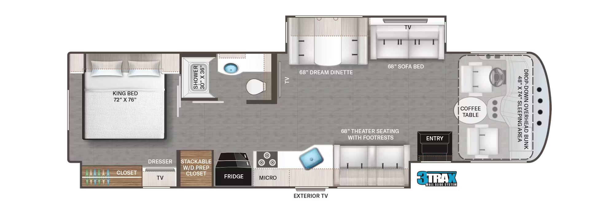 Thor Motor Coach Windsport 35R floorplan