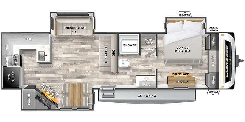 Prime Time LaCrosse 3411RK floorplan