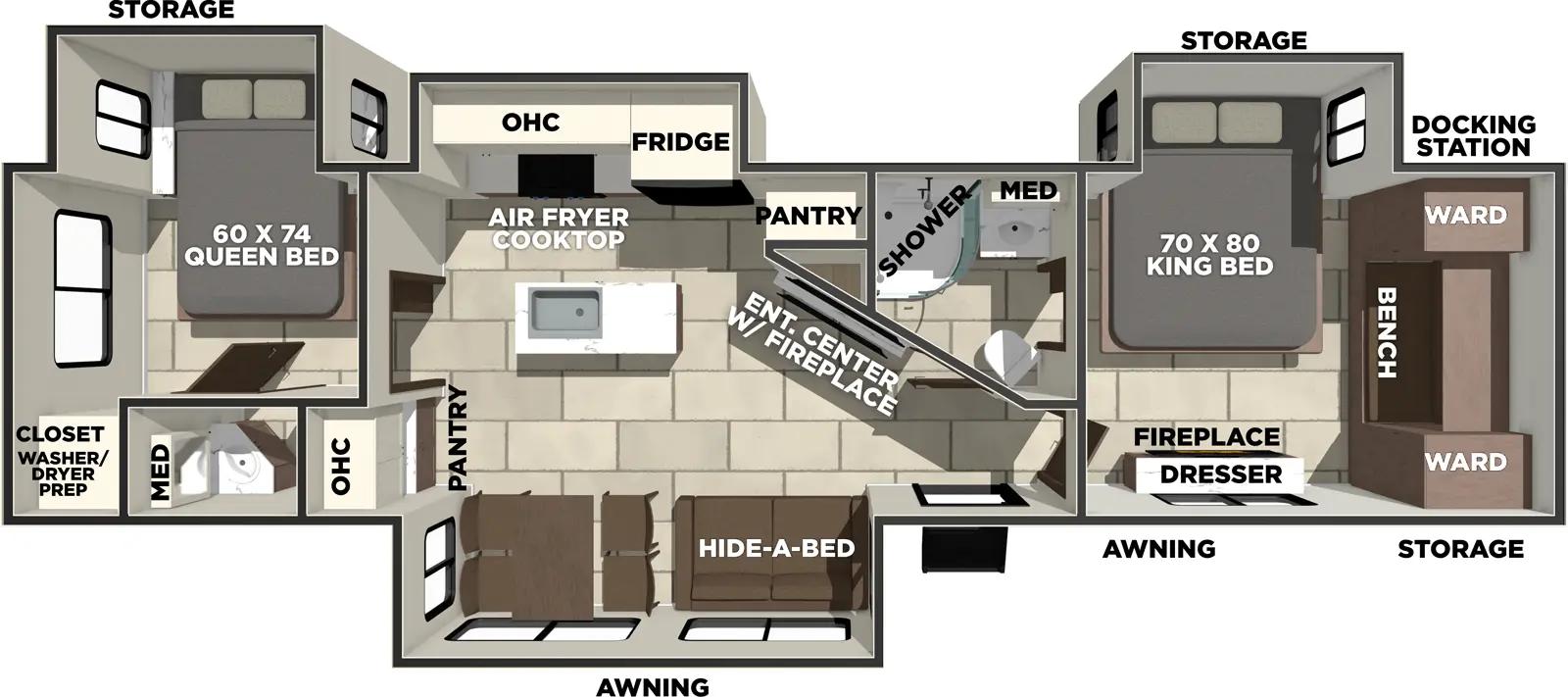 Prime Time LaCrosse 3510DB floorplan