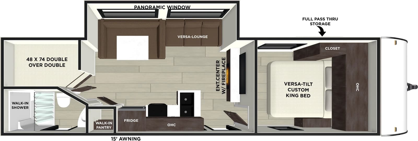 2026 Forest River EVO 2700BHX floorplan