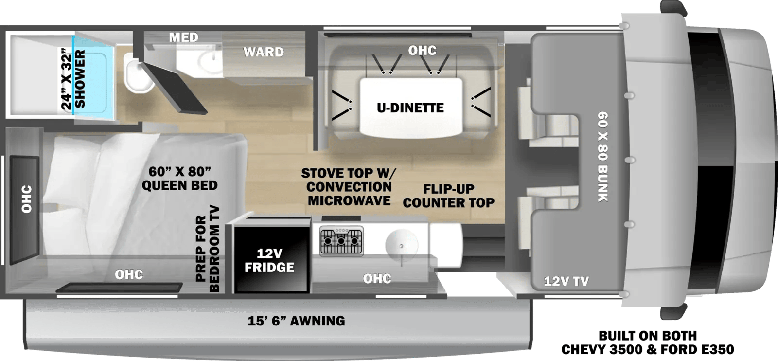 2027 Forest River Solera 22N floorplan