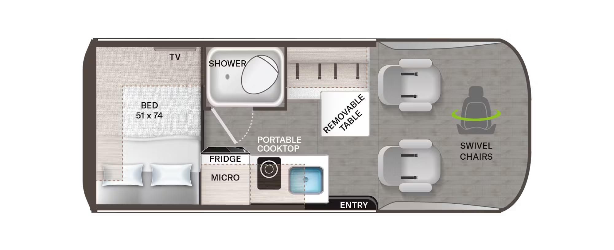 Thor Motor Coach Talavera 1920 floorplan
