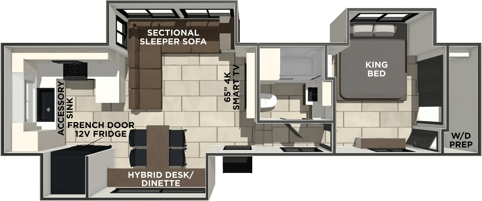 Prime Time Crusader KING33 floorplan