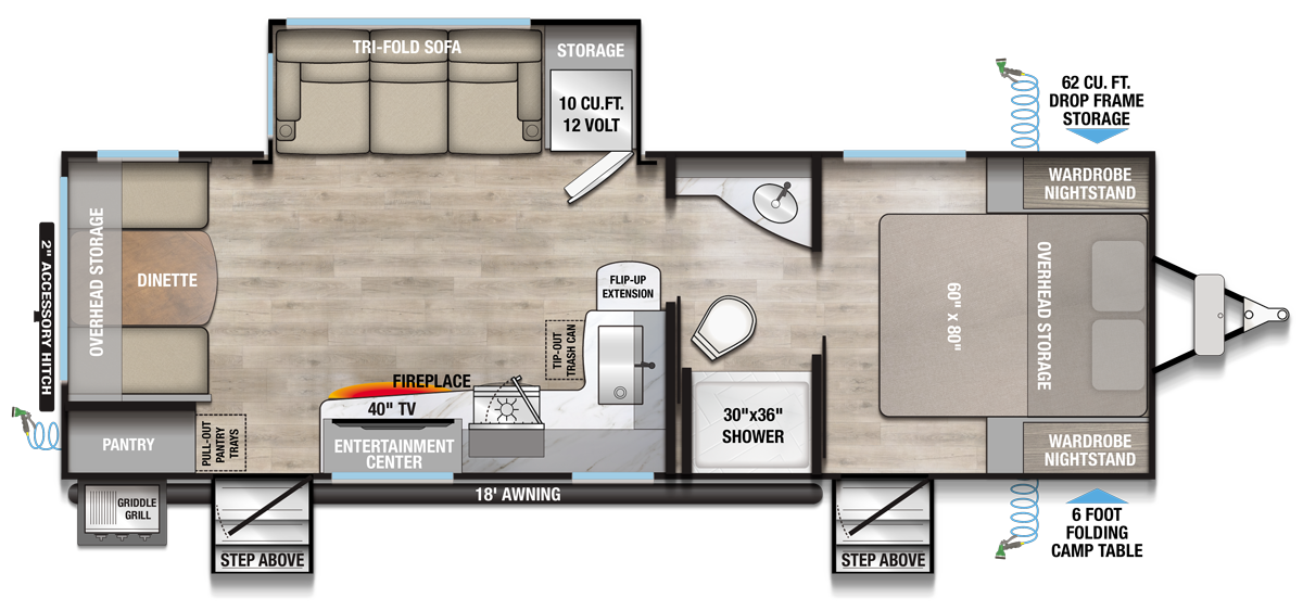 Alliance RV Delta 252RL floorplan