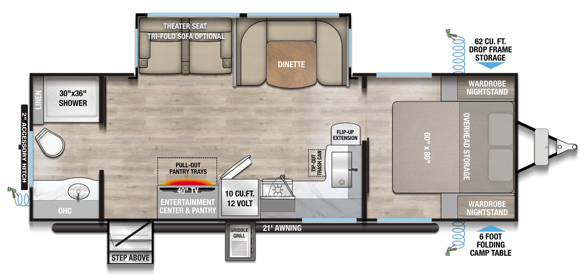 Alliance RV Delta 262RB floorplan