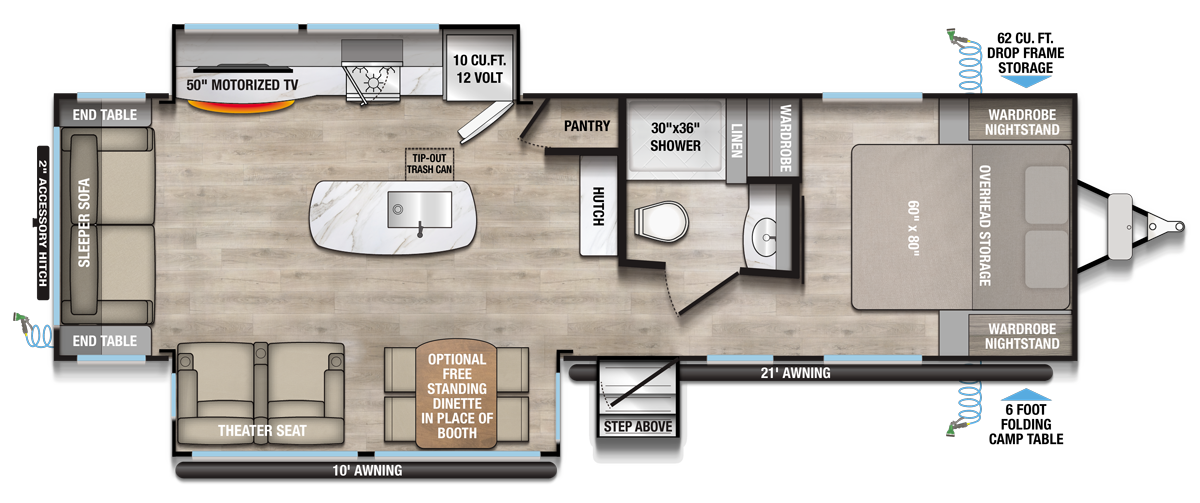 Alliance RV Delta 292RL floorplan