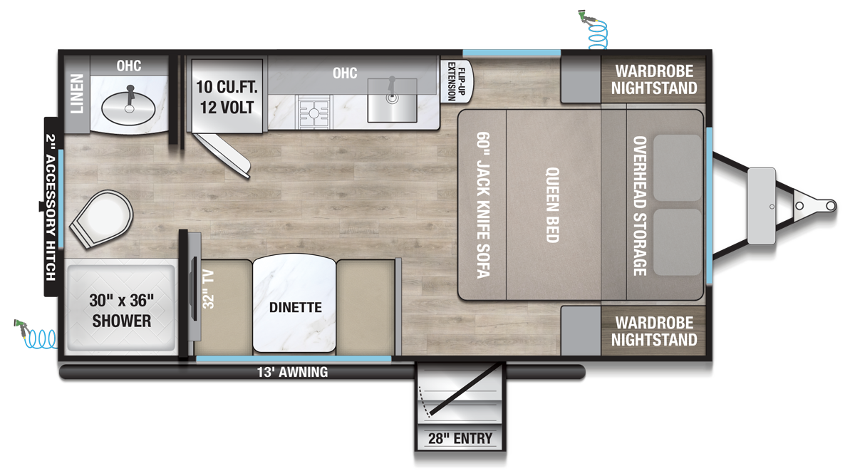 Alliance RV Delta Solo RB152 floorplan
