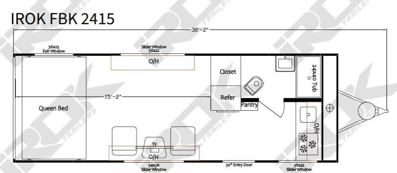 iROK FBK Race 2415 floorplan