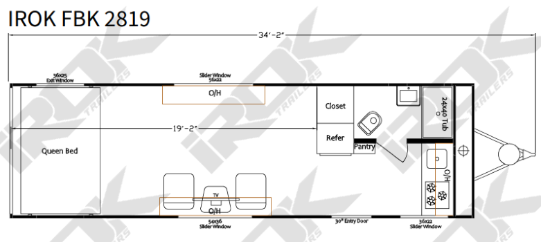 iROK FBK Race 2819 floorplan