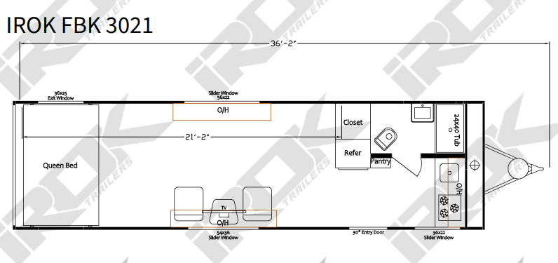 iROK FBK Race 3021 floorplan