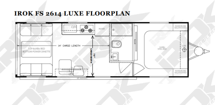 iROK FS Luxe FS 2614 floorplan