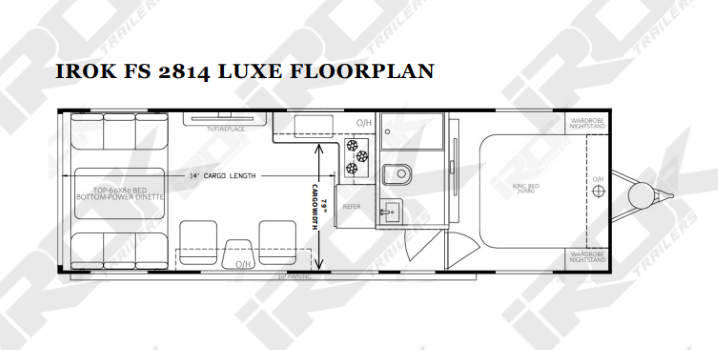 iROK FS Luxe FS 2814 floorplan