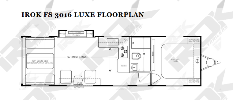 iROK FS Luxe FS 3016 floorplan