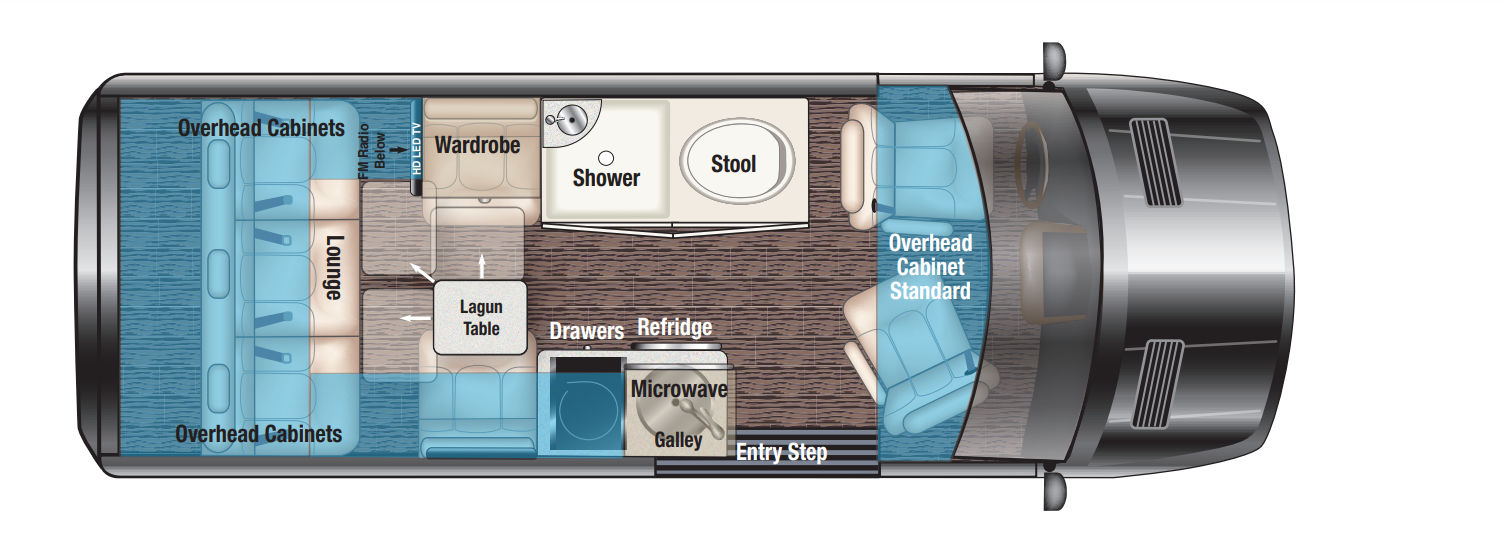 Midwest Automotive Designs Patriot FD2 144 floorplan