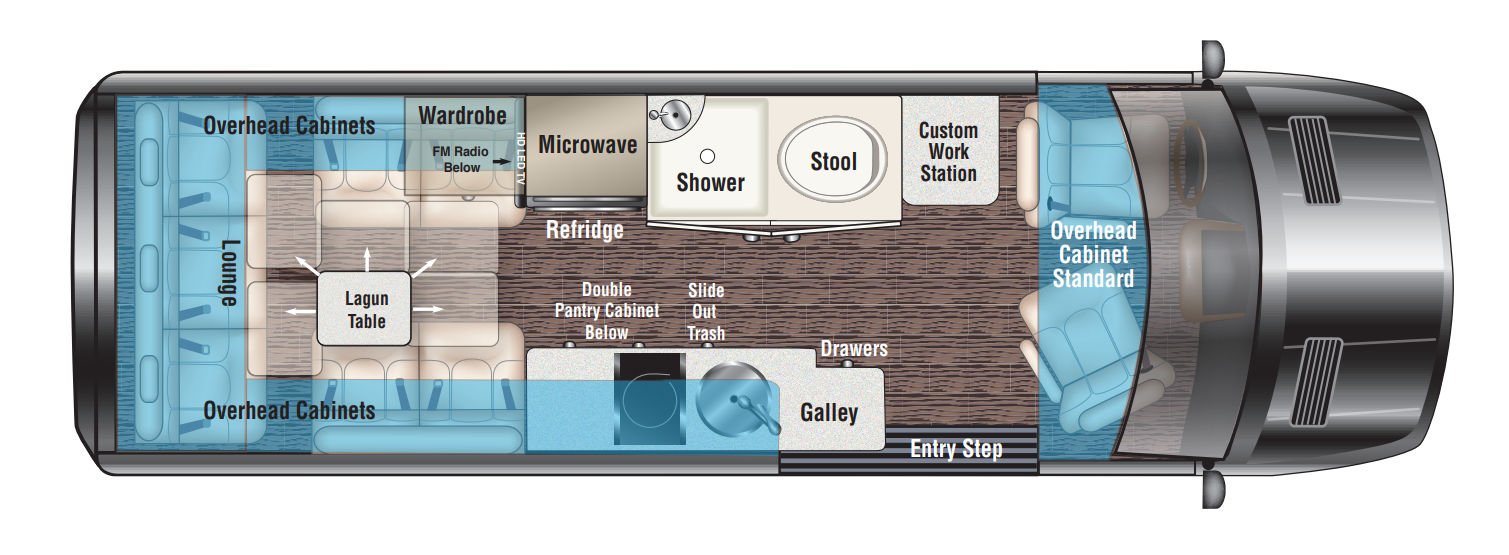 Midwest Automotive Designs Patriot MD2 170 STD floorplan