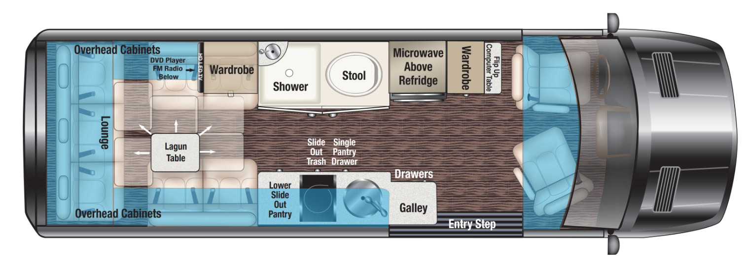 Midwest Automotive Designs Patriot MD2 floorplan