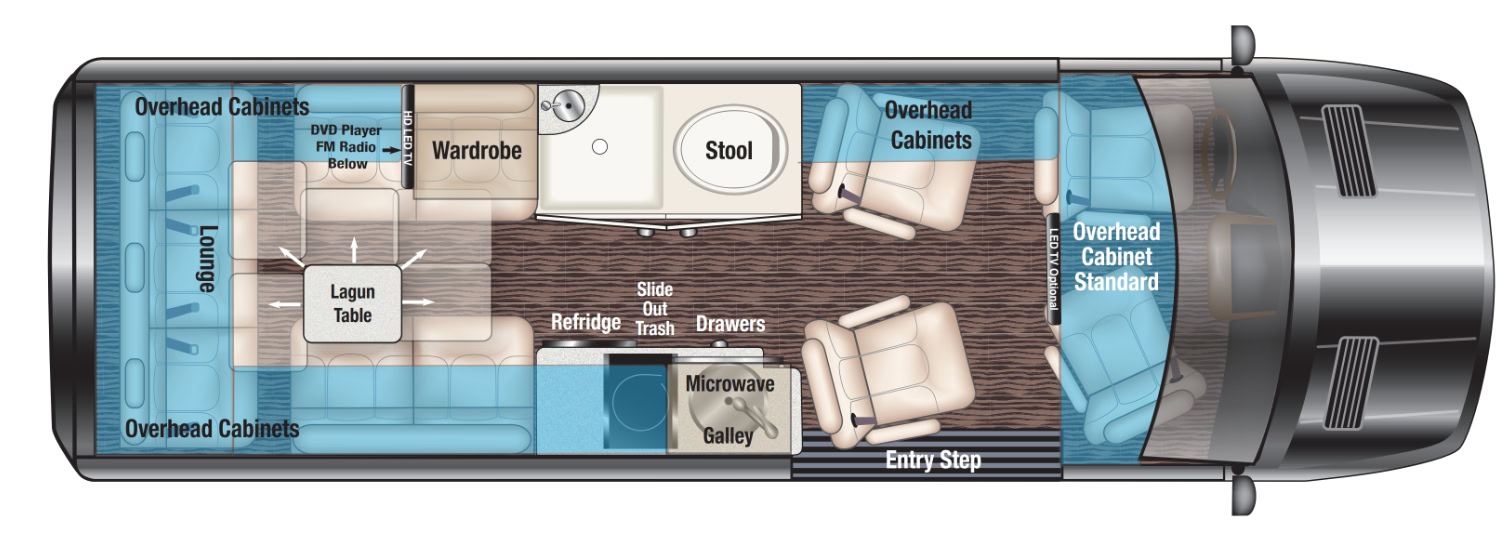 Midwest Automotive Designs Patriot MD4 floorplan