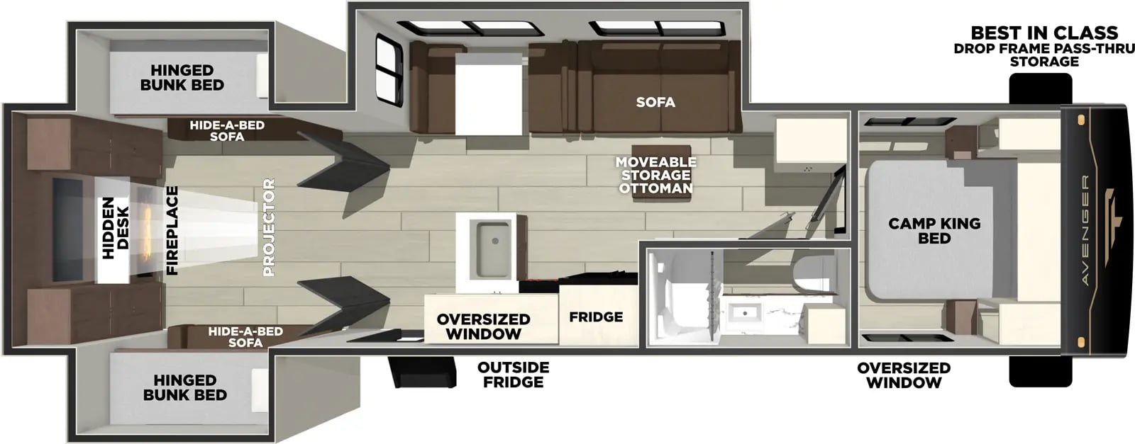 Prime Time Avenger 30PO floorplan