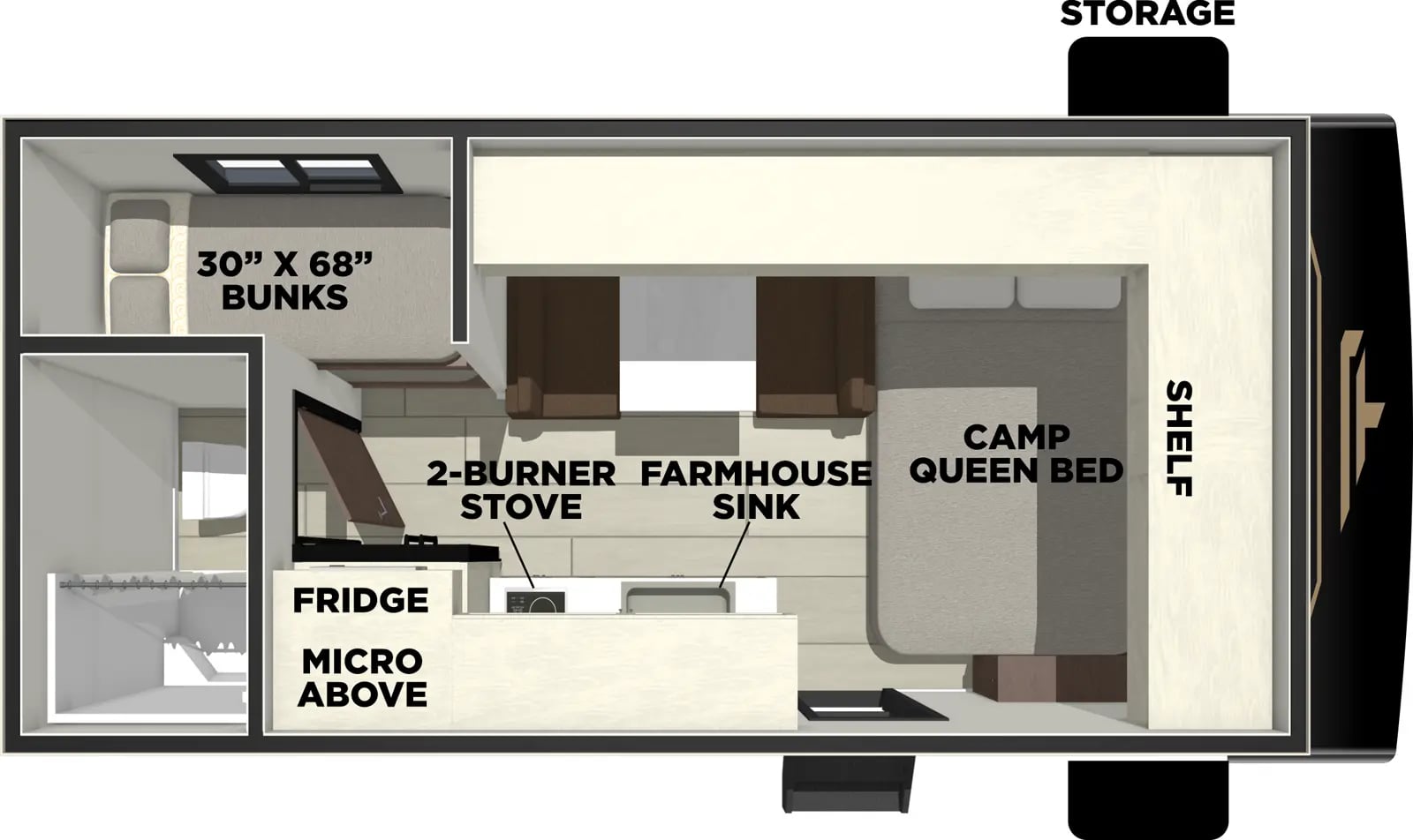 Prime Time Avenger LT 16BHX floorplan
