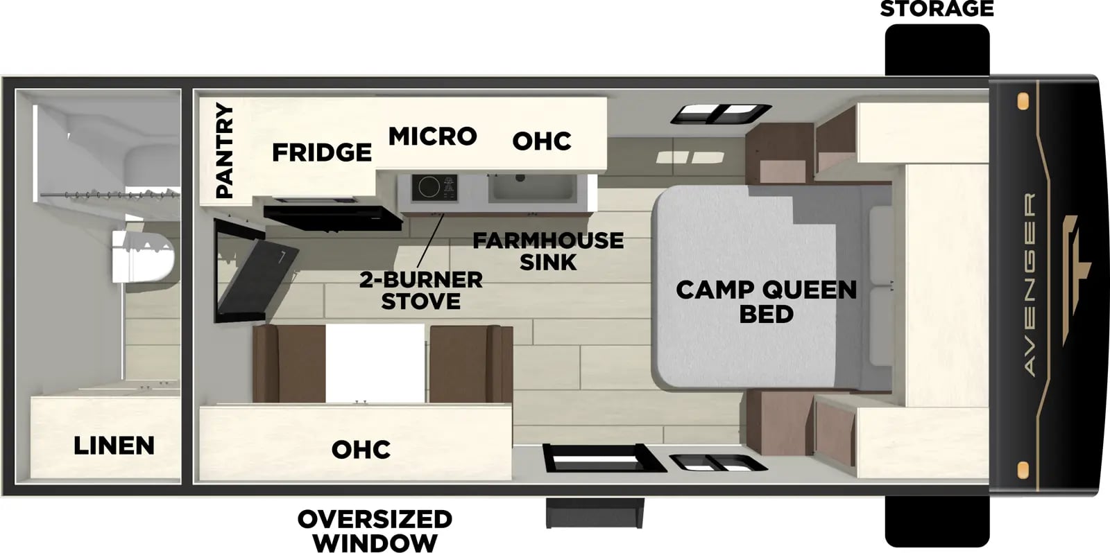Prime Time Avenger LT 16RBX floorplan