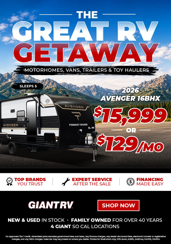 Great RV Getaway — Travel Trailers