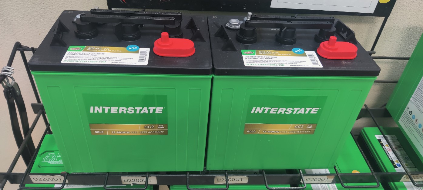 Interstate deep-cycle RV house batteries