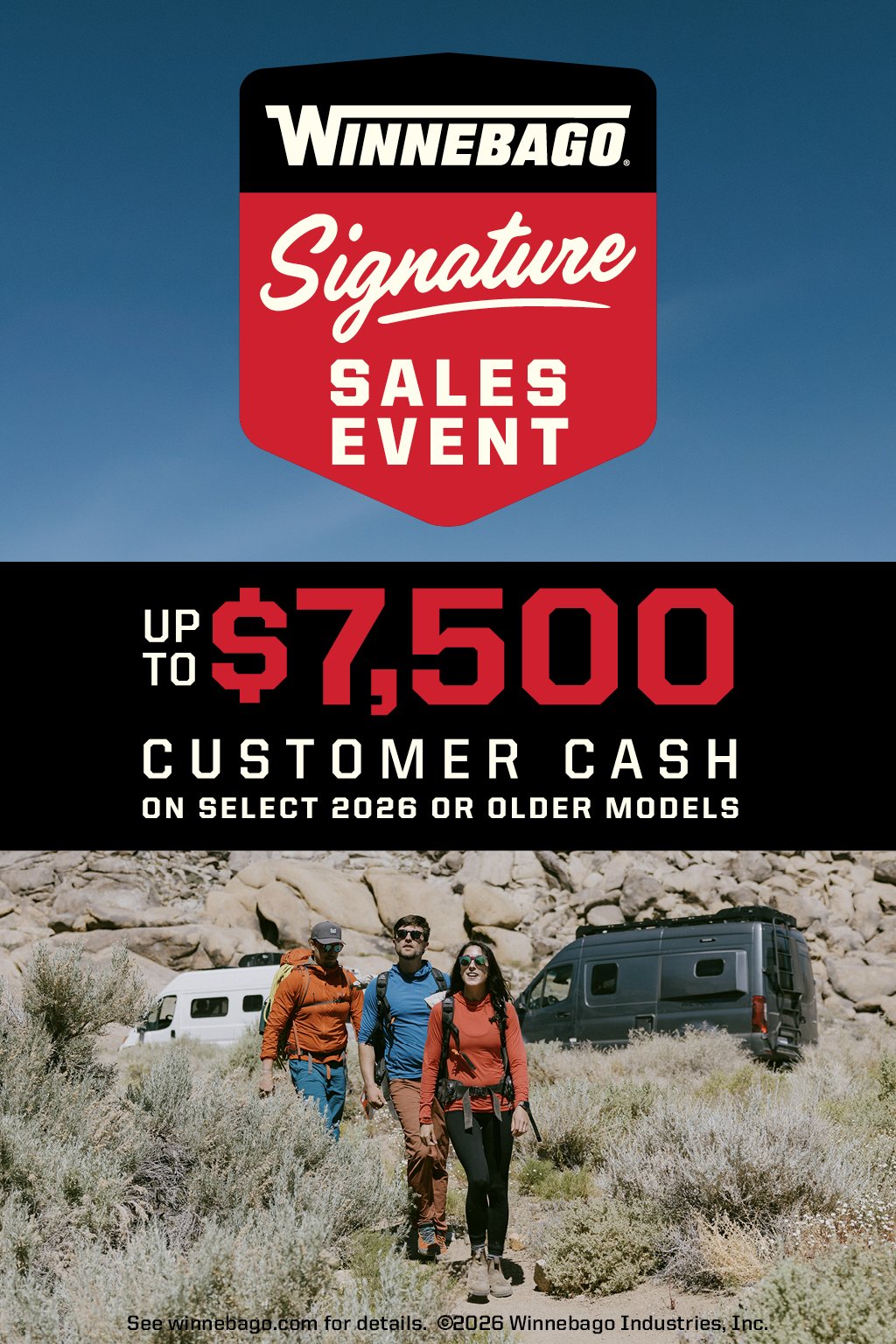 Winnebago Signature Sales Event