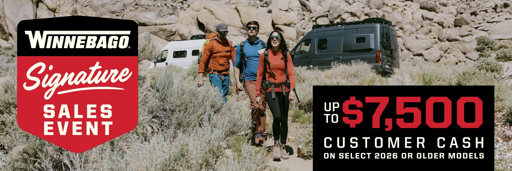 Winnebago Signature Sales Event