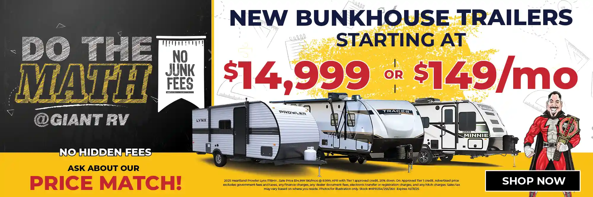 Do The Math Bunkhouse Trailers - Homepage