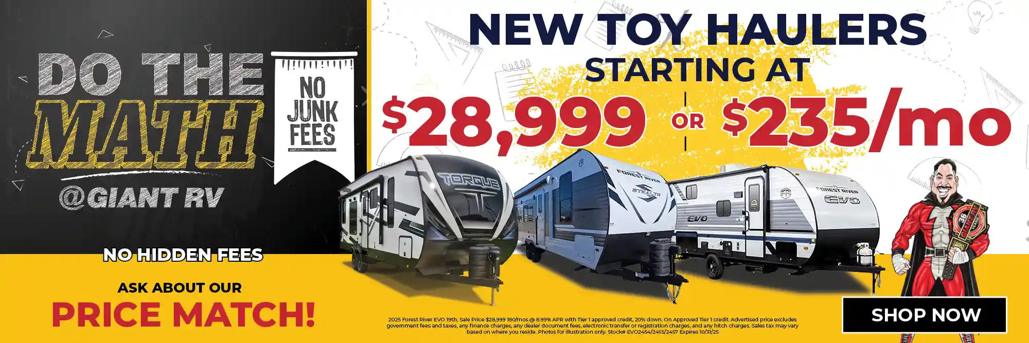 Do The Math Toyhauler - Homepage