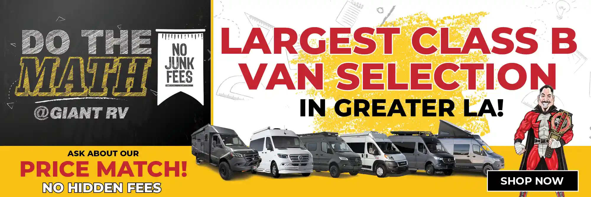 Do The Math Class B Van Selection - Homepage