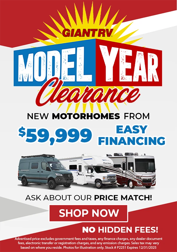 Model Year Clearance - Motorhomes.2 - Mobile