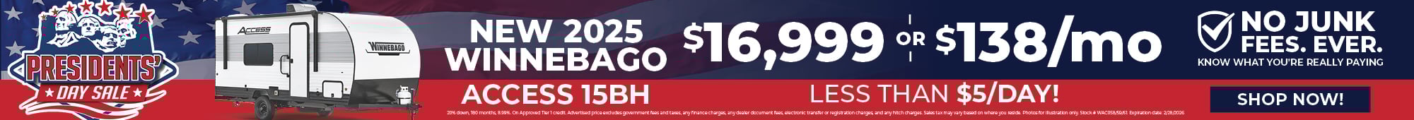 Giant RV - Presidents Day Sale - Travel Trailers