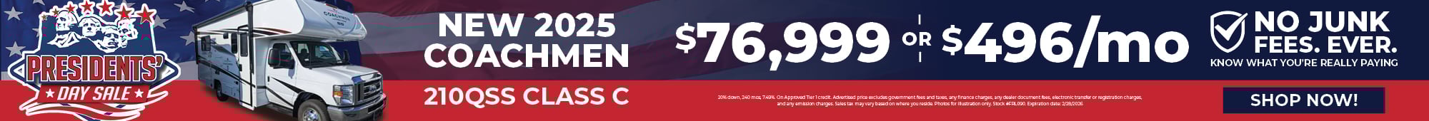 Giant RV - Presidents Day Sale - Motorhome